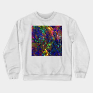 Bohemian lace tie dye hippie boho design Crewneck Sweatshirt